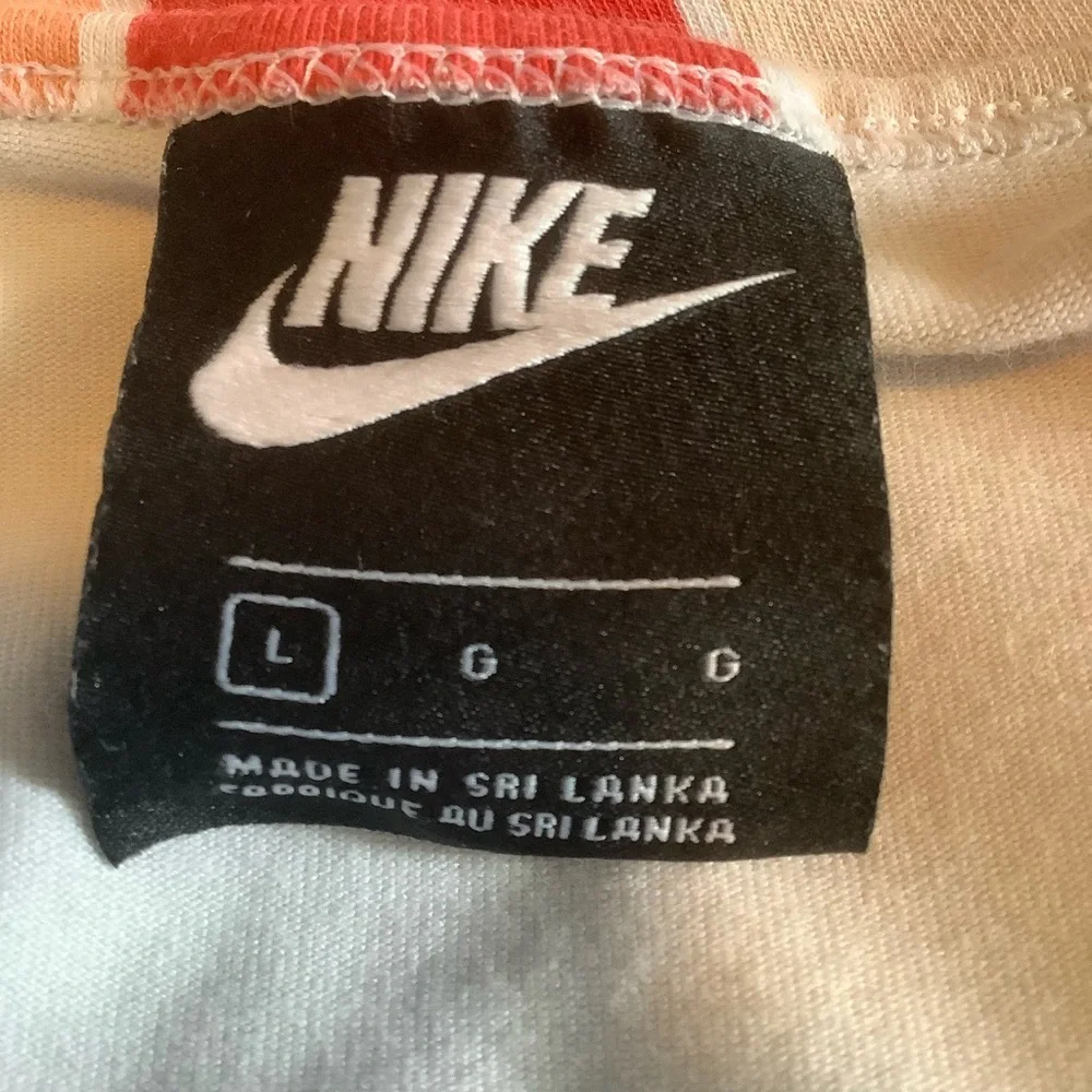 NIKE RETRO RAINBOW STRIPE MINI DRESS WITH EMBROIDERED LOGO/ Size L - Picture 12 of 13